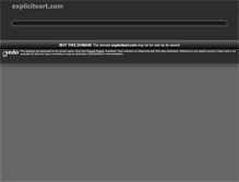 Tablet Screenshot of expliciteart.com